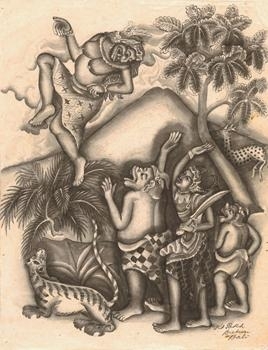 Mythological Scene - I Ketut Pateh