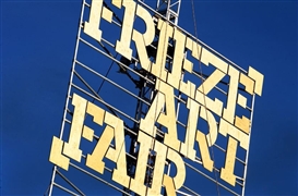 Big Frieze Sweeps Across London