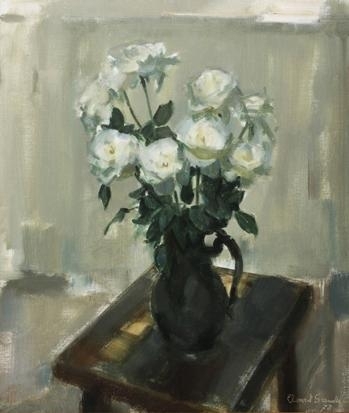 ROSES BLANCHES by Clement Serneels, 1978