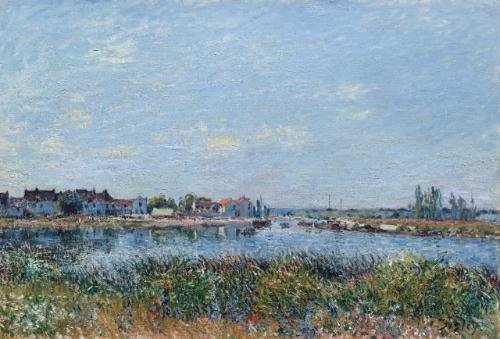 SAINT-MAMMÈS, LE MATIN by Alfred Sisley, 1881