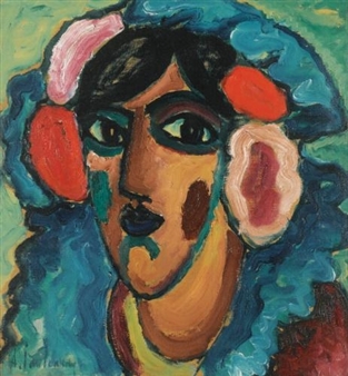Infantin, Spanierin (Spanish Infanta) - Alexej von Jawlensky