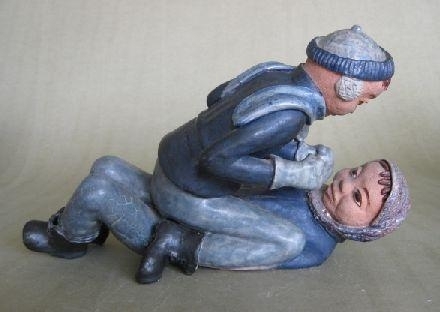 ''Friendly Scrap'' by Dorothy S. Harkins