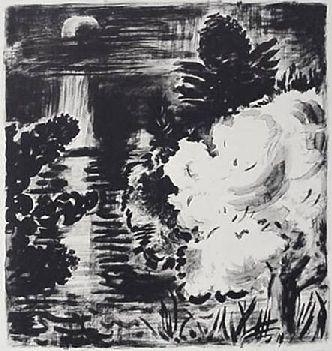 ''Flowering Tree- Moonlight'' by Karl Schrag, 1990