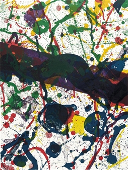 Sam Francis | Metaphysics of the Void. Color lithograph printed on