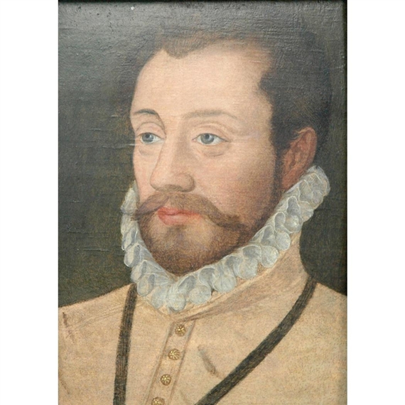 Jean Clouet | Portrait of a Gentleman in a Millstone Ruff | MutualArt