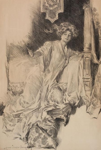 A Striking Pose by Howard Chandler Christy
