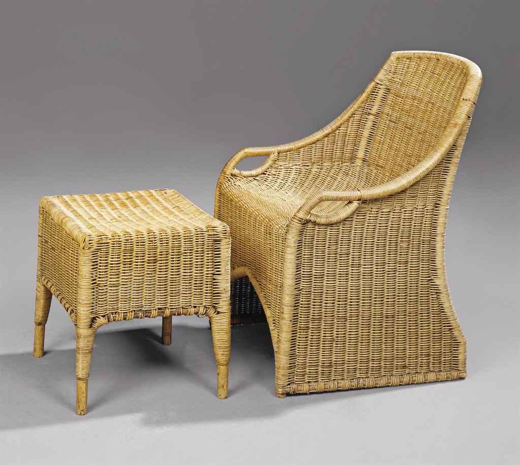 Richard Riemerschmid | ARMCHAIR AND STOOL (Circa 1905) | MutualArt