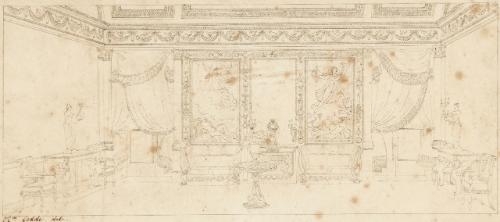 3 Works: Trois Projects D'Architecture D'Interieur: Salle de Billard, Petit Salon, Salle des Officers by Pierre-François-Léonard Fontaine