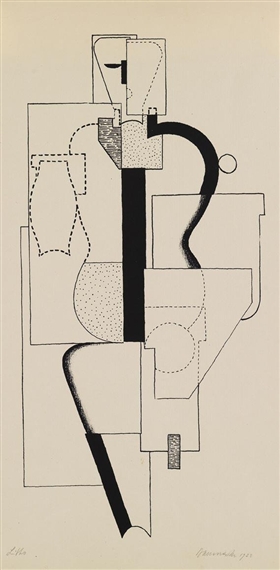 Archaische Figur by Willi Baumeister, 1921
