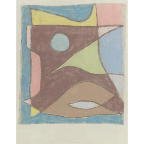 Maske Unterwasserführer (Mask of an Underwater Guide) by Paul Klee, 1934