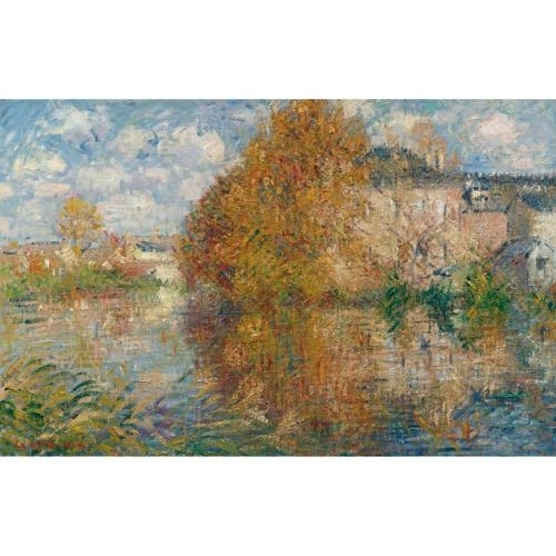 Gustave Loiseau | L'usine au bord de la rivière (1930) | MutualArt