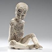 Tattooed Doll by Michele Oka Doner, circa 1968