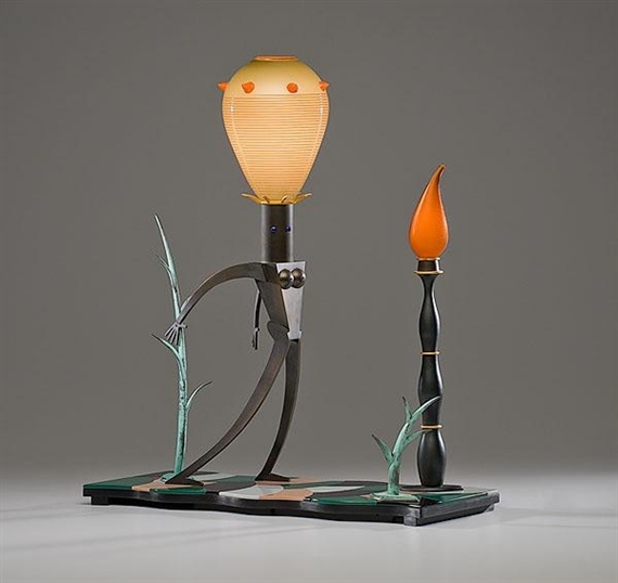 Nude Surprised in the Garden by Dan Dailey, 1998