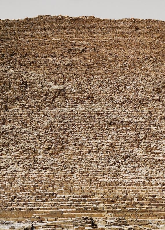 Artwork by Andreas Gursky, Cheops, Made of Offset in colors