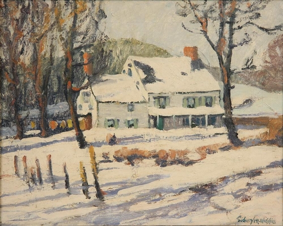 Snowy Day, New York by Sidney Miller Wiggins