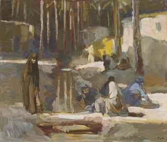 Vie de village by Faeq Hassan, 1971