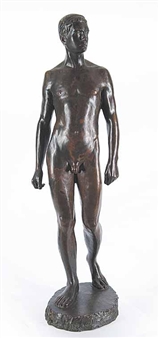 Untitled - Nude Male Study - Josef Bastgen