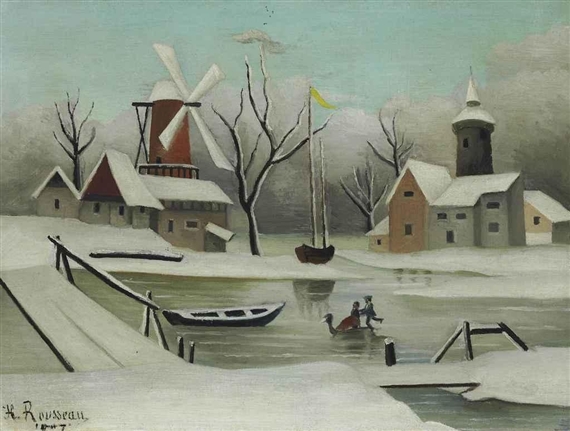 L'Hiver by Henri Rousseau, 1907