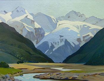 Rata Lovell-Smith | Headwaters of the Waimakariri (1942) | Mu…