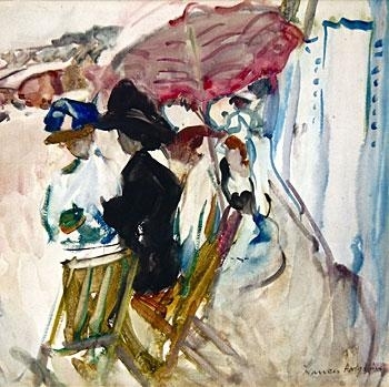 Sur La Plage by Frances Hodgkins