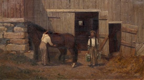 The Stables by Louis Comfort Tiffany, 1871