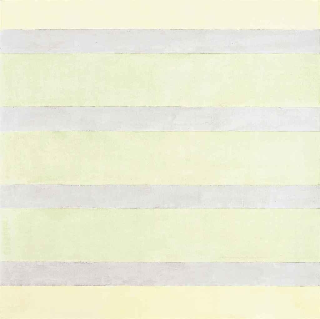 Artwork by Agnes Martin, Untitled #11, Made of acrylic and graphite on canvas