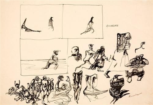 Study for the Crucifixion by Russell Drysdale