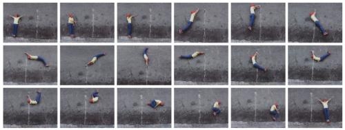 Artwork by Robin Rhode, 18 Parts: Street Gym, Made of C-print