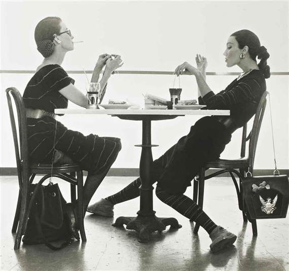 Women in Wartime (Dorian Leigh and Evelyn Tripp) by Irving Penn, 1950
