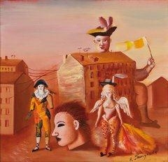 Artwork by Natascha Paschukova, Aligornja 1 (street), Made of Oil on canvas