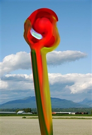 Gallery shows: Candy-colored botanica, forlornly ephemeral houses