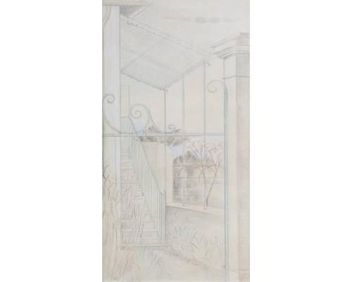 The Verandah, Cagnes by Paul Nash, 1925