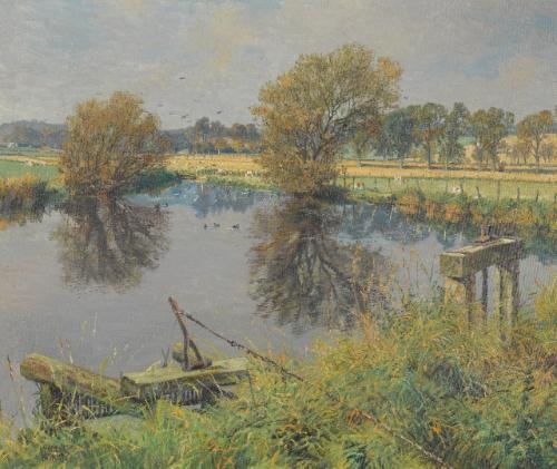 The Mill Stream, Benvie, Angus by James McIntosh Patrick‏