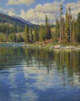 Mountainscape by Clyde Aspevig