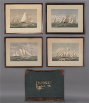 Typical American Yachts - Frederic Schiller Cozzens