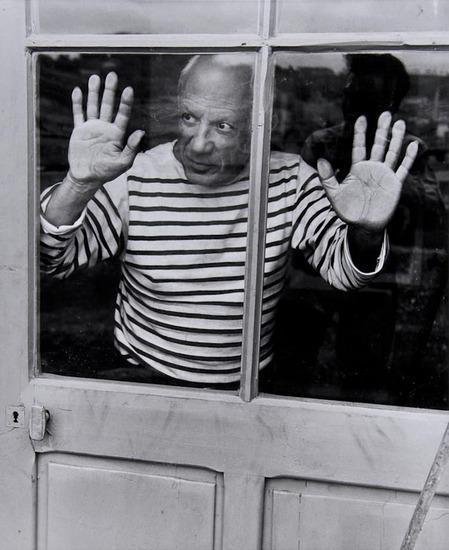 Picasso - La Ligne de Chance, 1952 by Robert Doisneau, 1952, printed later