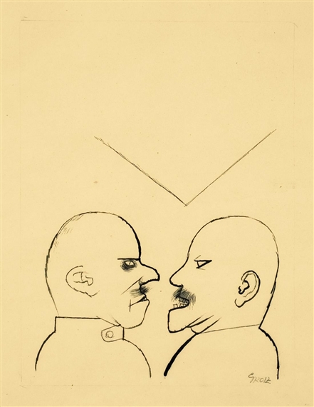 Zwei streitende Männer