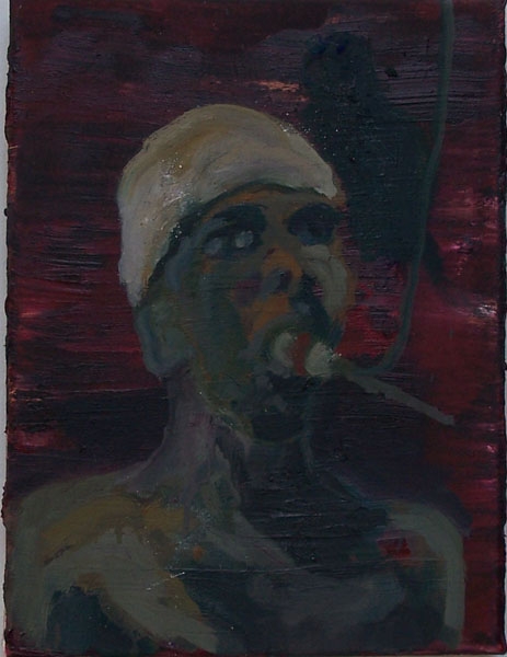 Artwork by Gerard Waskievitz, schwimmer, Made of Oil on canvas