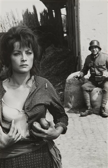 3 works: Virna Lisi "La ragazza e il generale", 1966 - Elio Sorci