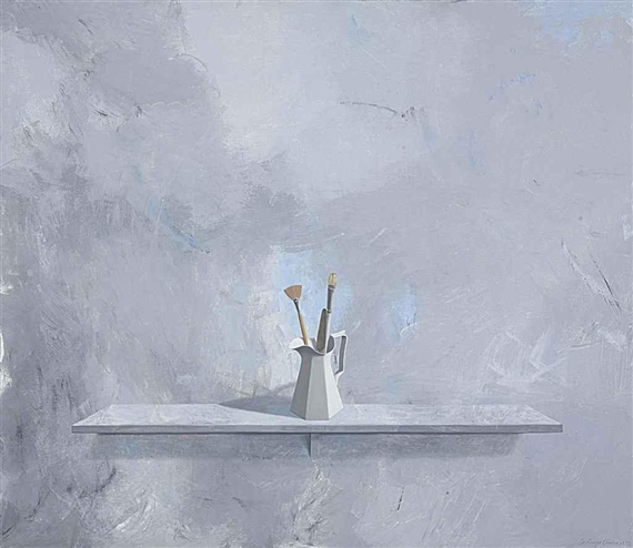 Bodegón azul by Santiago Cárdenas, 1992