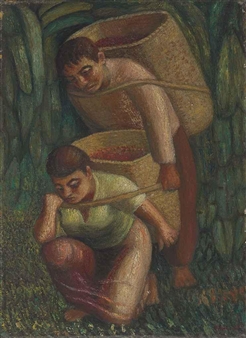 Recolectores de café - Alipio Jaramillo