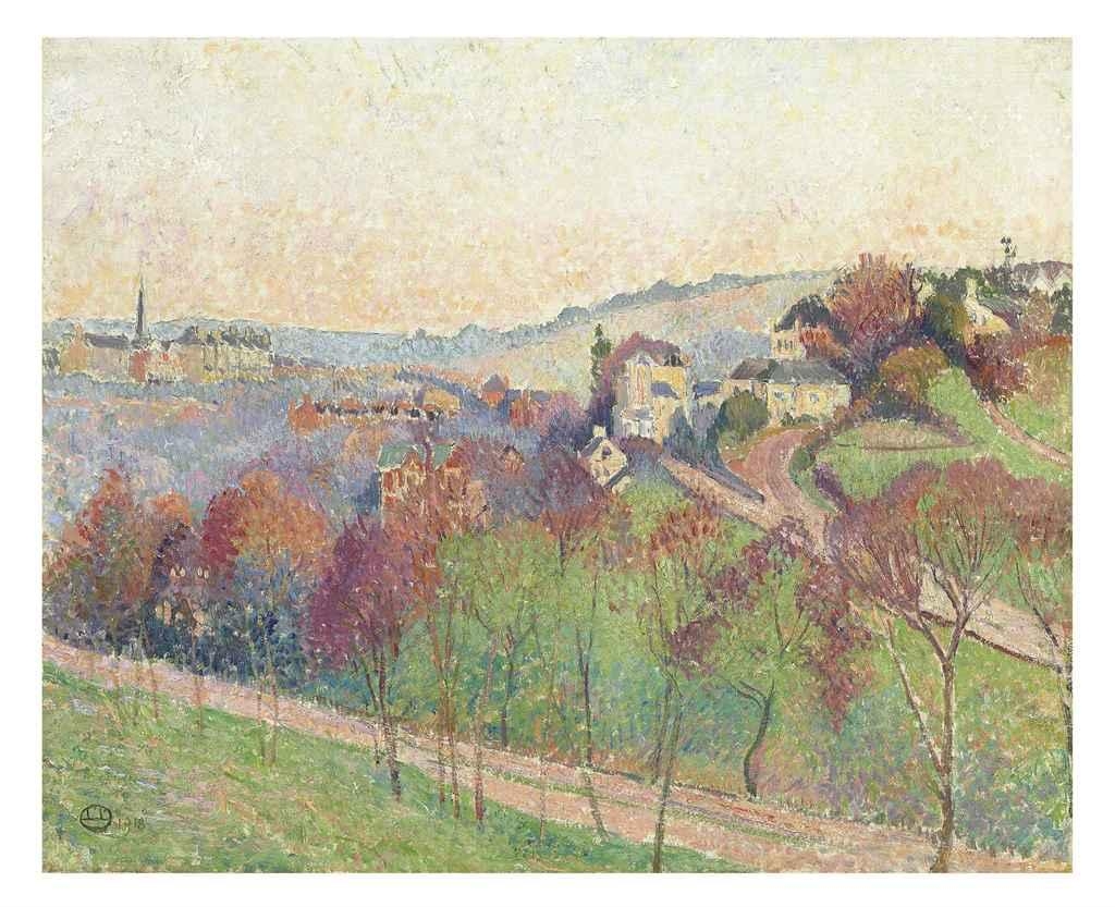 Pissarro Lucien Clive Vale, Hastings (1918) MutualArt