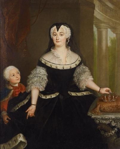 PORTRAIT OF ANNA SOPHIE CHARLOTTE by Anna Rosina de Gasc