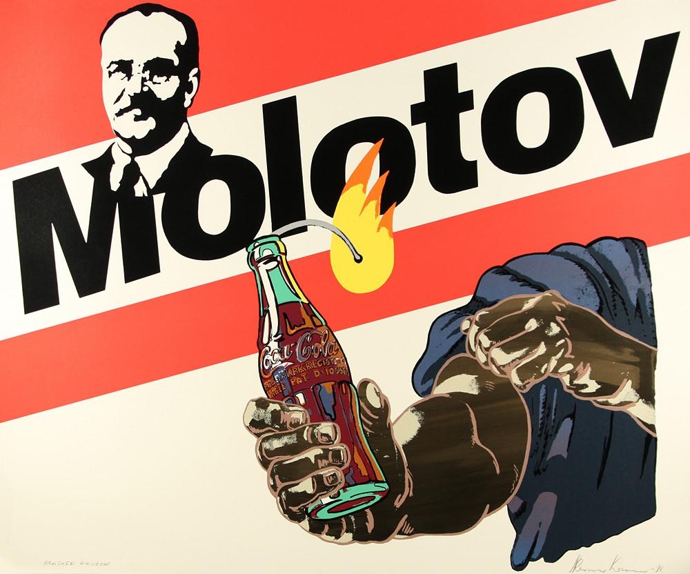 Molotov Cocktail by Alexander Kosolapov, 1991