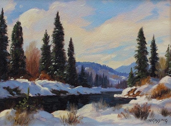 RIVER IN WINTER