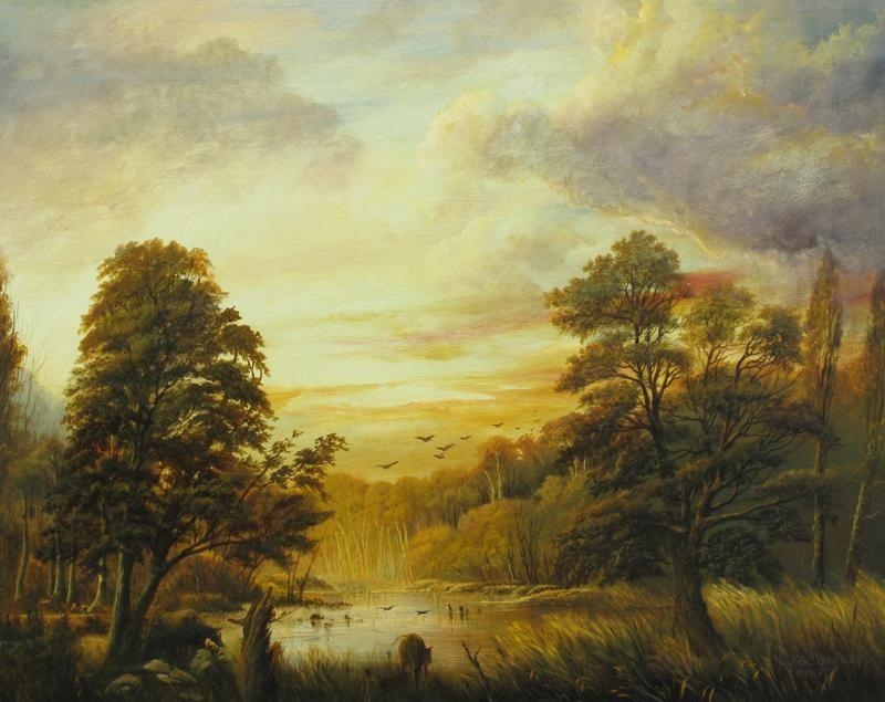 Artwork by Wojciech Nowakowski, BEFORE THE STORM, Made of oil on canvas