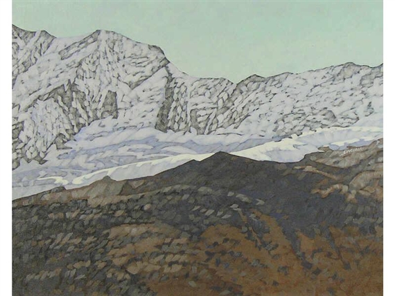 MORNING SUN-GLACIER by Deborah Lougheed Sinclair, 1981