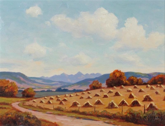 ROAD IN THE HILLS by Roland Gissing, 1964