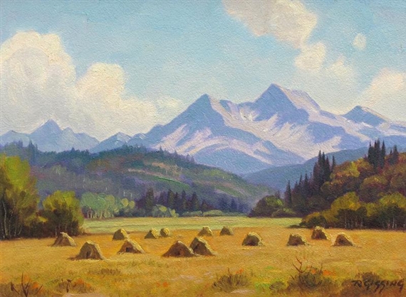 HIGHWOOD VALLEY by Roland Gissing, 1962