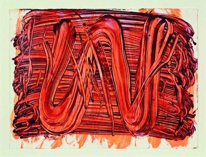 Artwork by Judy Millar, Untitled, Made of acrylic and oil on paper